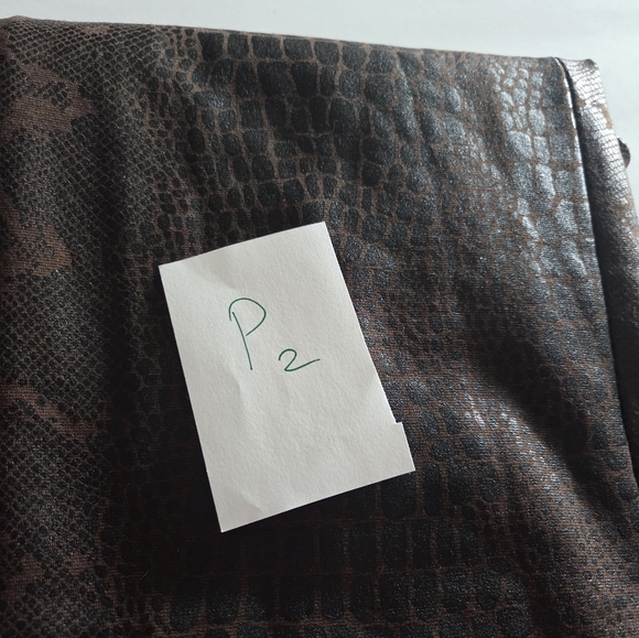 NWT Chiko's Elegant Brown Crocodile Pattern Dress Sz.0.5 (6) - Picture 10 of 10